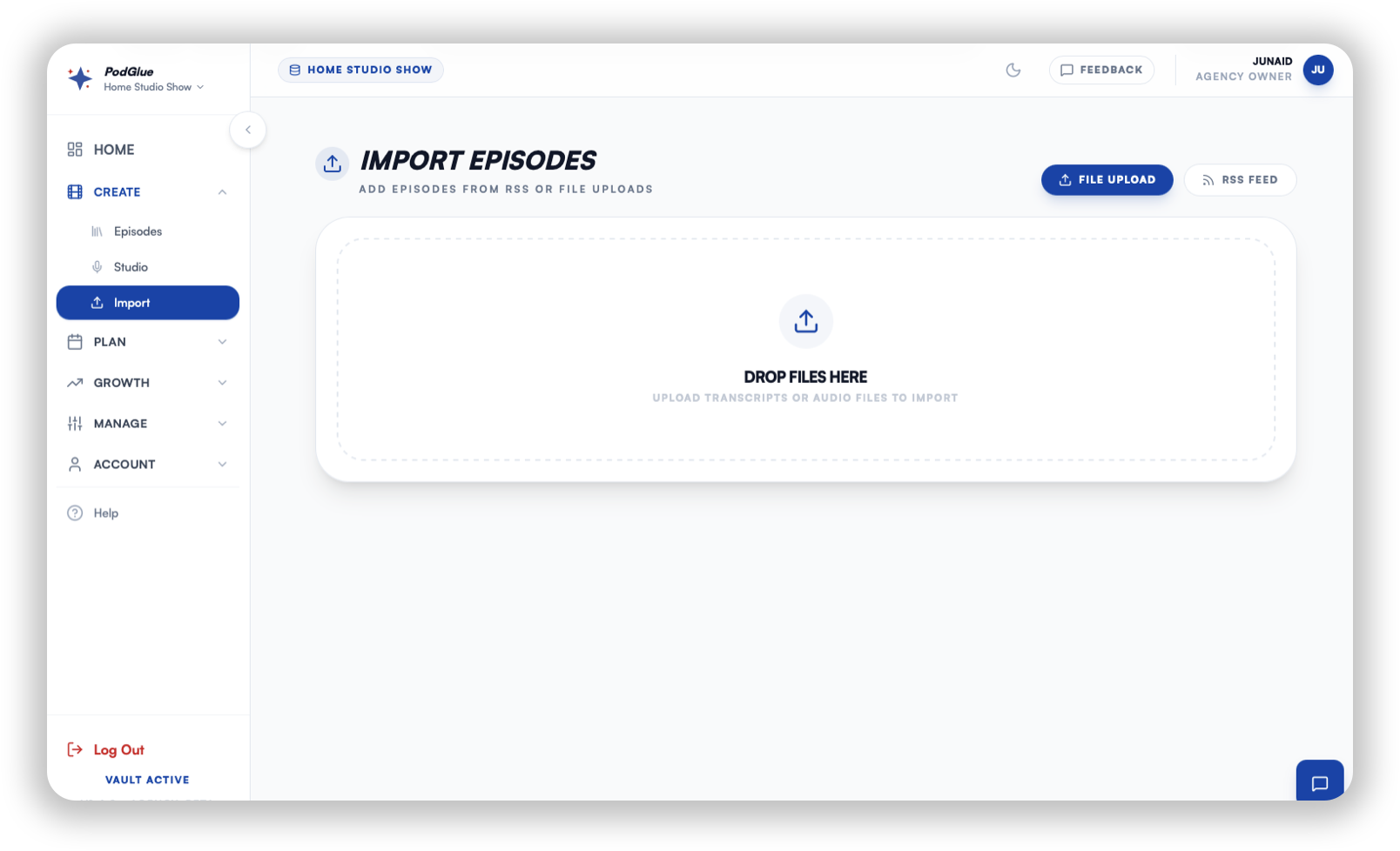 Step 5 Upload Episode (Light)